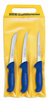 Immagine prodotto di F. DICK Fleischer-Messer Set ErgoGrip 3tlg, 2 Ausbeinmesser und 1 Sortiermesser