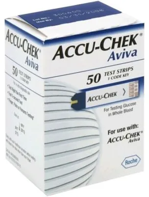 Productafbeelding van Accu-Chek Aviva strip noncode (50 stuks)