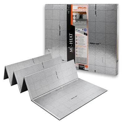 Zdjęcie produktu dla Folia grzewcza o grubości 5 mm, powierzchnia 60 m², przeznaczona do podłóg laminowanych, parkietowych, winylowych oraz podłóg z płyty HDF