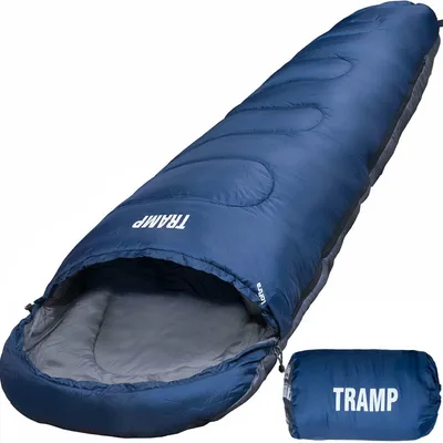 Produktbild von EXPLORER® Schlafsack Tramp  leicht, warm, koppelbar, geräumig, BLAU 230x80x55