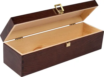 Image de Creative Deco Boîte Caisse à Vin en Bois Marron 36 x 11 x 9,8 cm - 1 Bouteille
