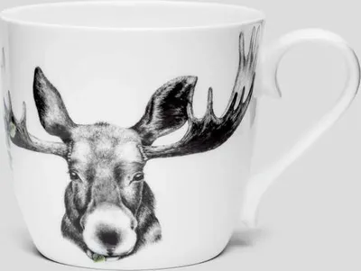 Image de Charlotte Nicolin Becher Forest Prince, Tasse, Elch, Fine Bone China, Bunt, 415 ml, MU7505