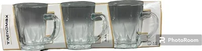 Produktbild von Teegläser 6 Set Teetassen Kaffeegläser Kaffee Tee Gläser Trinkgläser mit Henkel