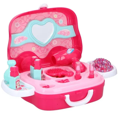 Produktbild von Eddy Toys Beauty Case 25 cm Rosa Prinzessin Mädchen 19 Stück