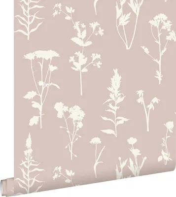 Produktbild von ESTAhome Tapete Feldblumen Hellrosa 53 cm x 10.05 m