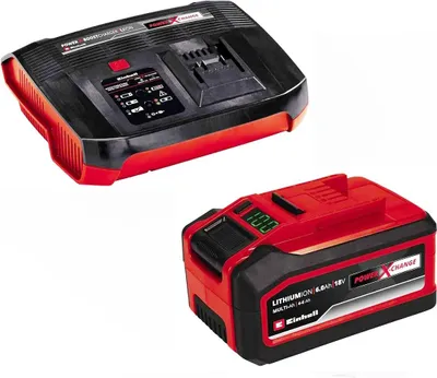 Produktbild von Einhell Starter Kit 4-6 Ah Akku 18V und Boostcharger 6 A 60 min Ladezeit 18 V