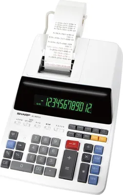 Immagine prodotto di Sharp EL-2607LG Tischrechner druckend lichtgrau (SH-EL2607LG)