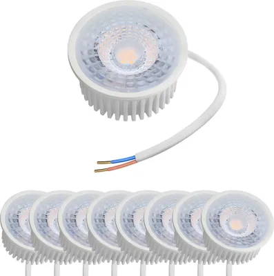 Produktbild von 9er Set LED Modul 4000K neutralweiß 230V - 5W 380 Lumen 110° - GU10 ersatz