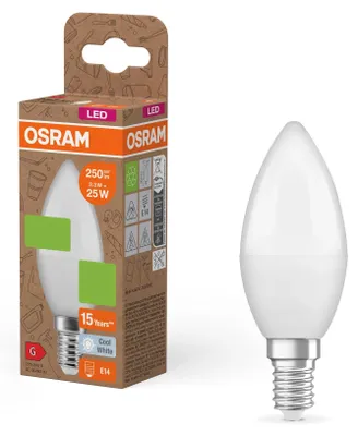 Produktbild von Osram 4058075831940, 3,3 W, 25 W, E14, 250 lm, 15000 h, Kaltweiße