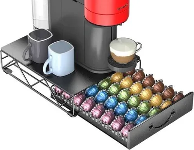Produktbild von Famanu Kaffeekapselhalter 20 Kapsel Kapazität - Schwarz