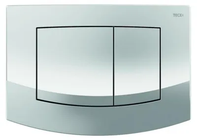Image de TECEambia plaque deWC pour technique à deux quantités chrome brillant
