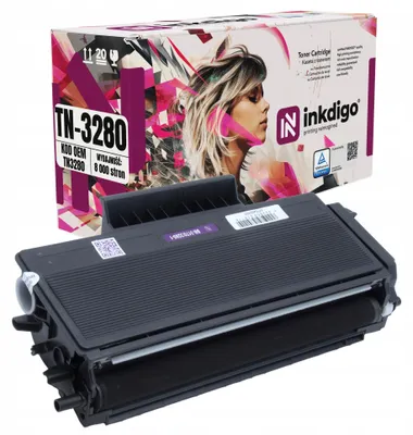 Produktbild von Inkdigo Toner TN3280 für Brother DCP-8070D, DCP-8080DN, DCP-8085DN, DCP-8880DN – Schwarz, 8000 Seiten,