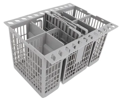 Bestekmand 8 Fächer, ABS, 21x16x12 cm, klappbarer Griff