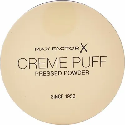 Produktbild von Max Factor Crème Puff, Universal, Translucent, Kompaktes Gehäuse, Gepresstes Puder, Matte, 21 g