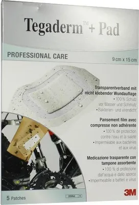 Zdjęcie produktu dla 3M 3589NP, 9 x 15 cm, Prostokątny, Przezroczysty, 5 szt.