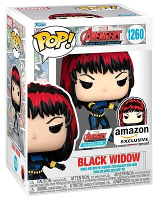 Immagine prodotto di Funko Pop! Marvel Avengers: Czarna Wdowa z Pinem - 60. rocznica komiksu