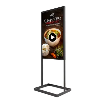 Produktbild von Showdown Displays Digitale Infostele Sky mit Samsung-Bildschirm - 55 Zoll