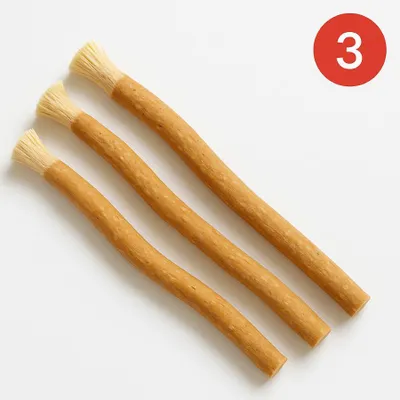 Produktbild von Miswak natürliche Zahnbürste – Siwak – 3 Stk. – Biologisch & Fluoridfrei – Antibakteriell – Sunnah – Halal – Natürliches Alternative zu Plastikzahnbür
