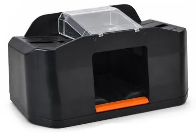Produktbild von Automatischer Kartenmischer, elektrische Kartenmischmaschine für 2 Kartenspiele, 2000mAh Akku, USB-aufladbar, leiser Motor, schnelles Mischen, für Poker und UNO