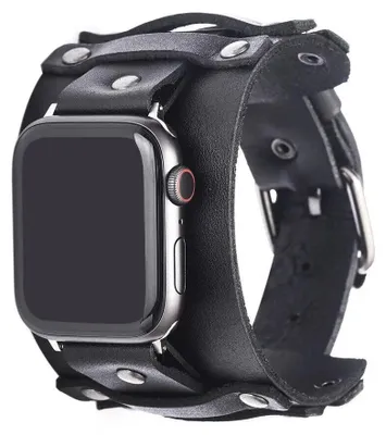 Produktbild von Smartwatch-Armband - Uhrenarmband - Silikon - 38–40 mm - Schwarz