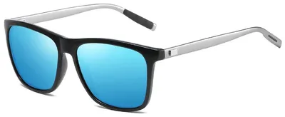Produktbild von Bunte kleine Box-Sonnenbrille, modische polarisierte Sonnenbrille aus Polycarbonat