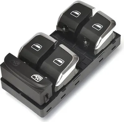 Produktbild von Alu Chrom Fensterheber Schalter Taster für Audi A4 S4 B8 8K A5 S5 8T 8F Q5 8R
