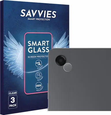 Produktbild von 3x Savvies Schutzglas Folie für Samsung Galaxy Tab A11 Plus 5G 11" (NUR Kameraschutz) 9H Panzer Schutzfolie Glas Displayschutz klar transparent