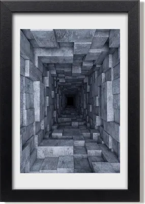 Produktbild von Bild 20x30 MDF-Rahmen, Wandkunst Tunnel