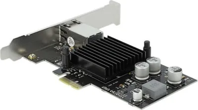 Zdjęcie produktu dla DeLOCK Karta PCI Express x1 do 1 x RJ45 Gigabit LAN PoE+, Wewnętrzny, Przewodowa, PCI Express, Ethernet, 1000 Mbit/s, Czarny, Metaliczny