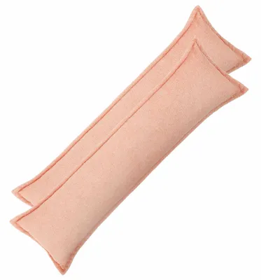 Immagine prodotto di vidaXL, 2 federe per cuscini, HOUTEN, rosa, 40 x 145 cm, tessuto bouclé