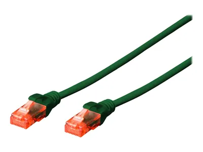 Produktbild von Digitus CAT 6 U/UTP Patchkabel, 5 m, Cat6, U/UTP (UTP), RJ-45, RJ-45, Grün