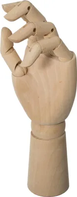 Zdjęcie produktu dla Model dłoni drewniany, 30 cm