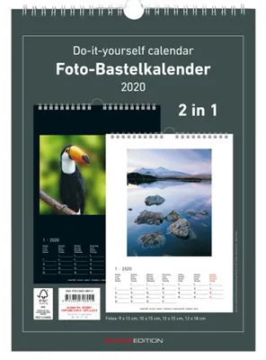 Produktbild von Foto-Bastelkalender 2020 s/w datiert