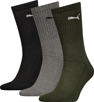Image de Puma Crew Sock 3P Green Combo Green Combo 43-46