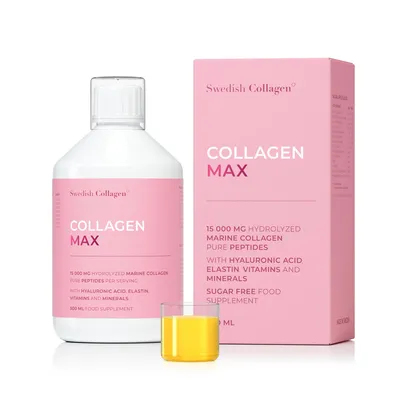 Produktbild von Swedish Collagen Max – Fischkollagen 15.000 mg, 500 ml