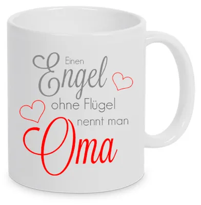 TAssenKing - Ein Engel ohne Flügel nennt man Oma - Kaffeetasse