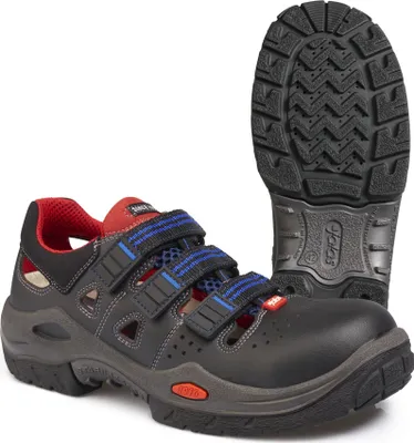 Produktbild von Jalas 3800R Sicherheits-Sandale S1 Respiro nach EN ISO 20345:2011, S1 SRB ESD schwarz  Größe 40