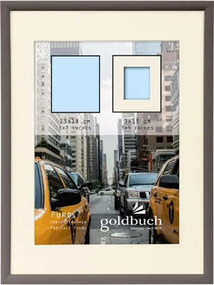 Produktbild von Goldbuch Bilderrahmen Puro Grau 13x18 cm