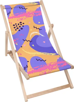 Immagine prodotto di Lettino Dreamroots pieghevole in legno, legno di faggio fino a 130 kg, lettino pieghevole con regolazione dell'inclinazione dello schienale a 3 livelli, ArancioneViolaVariati