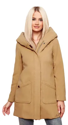 Produktbild von MARIKOO Damen Mantel Trenchcoat Wintermantel Übergangs Jacke Parka Lang B819 [B8