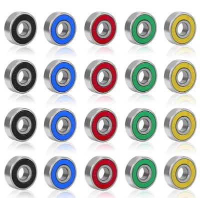 Imagen del producto de Rodamientos para patineta ABEC-9, 20 unidades, de 8x22x7 mm, para longboards y patinetas de cuatro ruedas