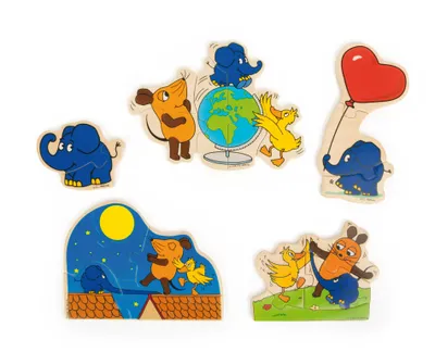 Produktbild von Die Maus Puzzle-Box mit dem Elefanten
