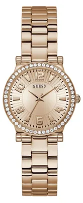 Produktbild von Guess Damen Uhr Armbanduhr FAWN GW0686L3 Edelstahl roségoldfarben
