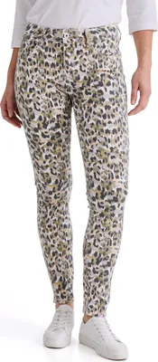 Produktbild von Stooker Women FLORENZ SEASON Damen 5-Pocket-Jeans Slim Fit 38 (Länge 26) graphic animal aop