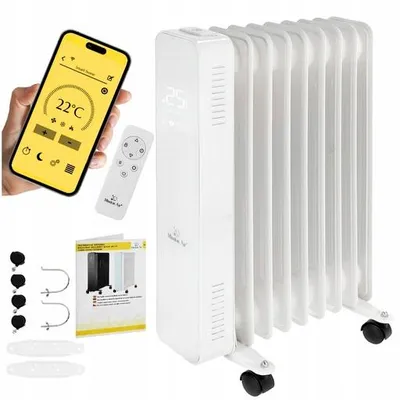 Zdjęcie produktu dla Mission Air Grzejnik olejowy OSLO 2000W White WiFi
