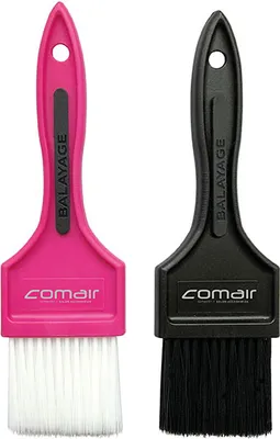 Produktbild von Balayage Färbepinselset sz & pink 2tlg. Balayage dyre brush set, blac