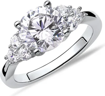 Produktbild von 925er Silber Verlobungsring mit Zirkonia von JEWLIX