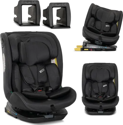 Produktbild von Lorelli Rodeo i-Size Kindersitz 40–150 cm 360° drehbar ISOFIX+Top Tether RWF 40–105 Fahrzeuggurt 100–150 EPS