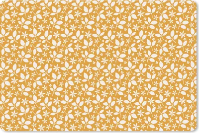 Produktbild von MuchoWow® Mauspad Mousepad Muster - Blätter - Blumen 27x18 cm - Mousepads - Maus Mat - Pad - Mausunterlage - Büroartikel - Desk Matten