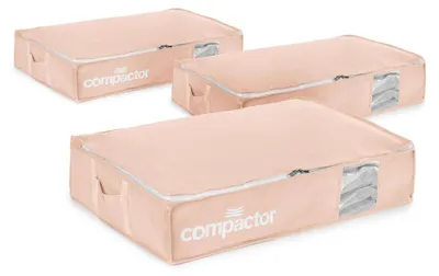 Zdjęcie produktu dla COMPACTOR – zestaw 3 woreczków do pakowania próżniowego L – 65 x 45 x wys. 15,5 cm – różowy